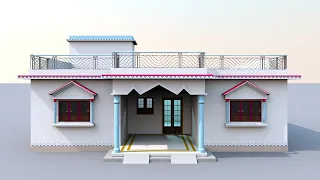 simple 5 bedroom house design and planning ideas for village | village home plans