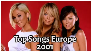 Top Songs in Europe in 2001