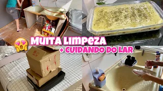 FAXINA NA LAVANDERIA | CHEGOU COMPRINHAS | LAVEI OS TÊNIS + JANTINHA DELÍCIA 😋