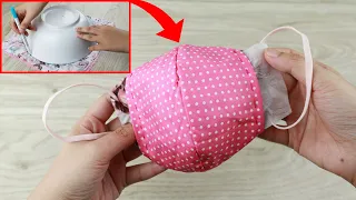 For BEGINNERS! ❤ EASIEST Pattern for Making Masks NO SEWING Machine
