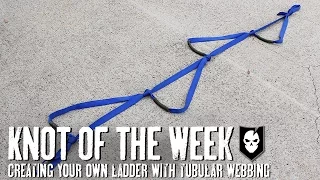 Creating Your Own Ladder with Tubular Webbing - ITS Knot of the Week HD