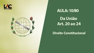 Aulas Grátis Colégio Pedro II - 10/80 - Da União -  Art. 20 ao 24