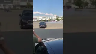 BMW E34 M50 525i Turbo Drift Burnout launch + noliftshift