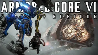 Fighting THE ICE WORM in ARMORED CORE 6!