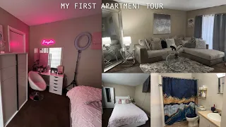 my first fully furnished apartment tour ..  🏡✨