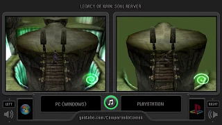 Legacy of Kain: Soul Reaver (PC vs PlayStation) Side by Side Comparison