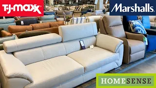 TJ MAXX HOME SENSE MARSHALLS FURNITURE CHAIRS TABLES SOFAS SHOP WITH ME SHOPPING STORE WALK THROUGH