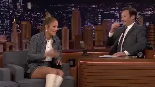 J-lo brings the boots to late night, oldie from 2020