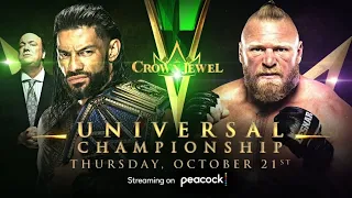 WWE Crown Jewel 2021 Full Match Card