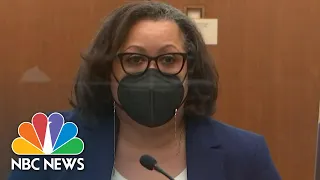 Judge Warns Woman Who Took Photo Inside Chauvin Trial Courtroom About Camera Rules | NBC News NOW
