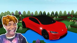 Roblox BUILD A BOAT Funny Moments MEMES  (TESLA)