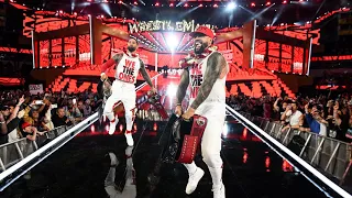 The Usos Entrance At WrestleMania 39 In Inglewood, California, Apr. 1, 2023