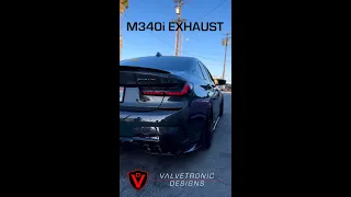 CRAZY VALVED EXHAUST on a BMW M340i #exhaust #bmw #m340i #valvetronic #car #cars #revs