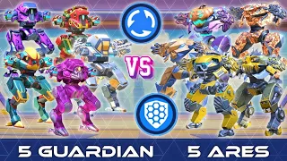 5 Guardian vs 5 Ares | CPC - DeathMatch Battle | Mech Arena