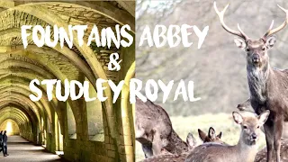 FOUNTAINS ABBEY: Medieval England. Tours in Yorkshire, UNESCO Site.