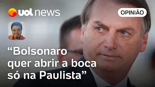 Bolsonaro fecha o bico na PF para abrir berreiro no ato em prol do golpismo | Leonardo Sakamoto
