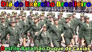 DIA DO EXÉRCITO - Desfile da Tropa Batalhão Duque de Caxias Marcha Acelerado 1 e 2 & Batista de Melo