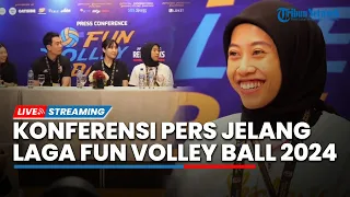 🔴KONFERENSI PERS Jelang Laga Fun Volley 2024 antara INDONESIA ALL STARS vs RED SPARKS