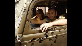 Sitting in Bonnie and Clyde's car