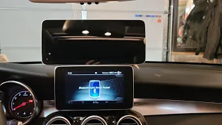 Mercedes GLC 300 "Ugode" Android screen 12.3" installation PT.1