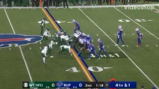 Bills get tricky Dawson knox with the hard count