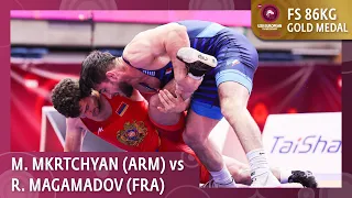Gold Medal • FS 86Kg • Mushegh MKRTCHYAN (ARM) vs. Rakhim MAGAMADOV (FRA)