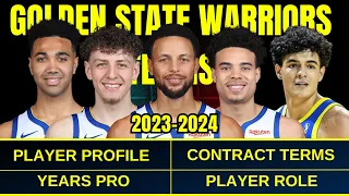 Golden State Warriors Roster Update | 2023-24 | OFFICIAL LINE UP PROFILE #goldenstatewarriors