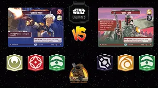 Sabine Command vs Boba Command | Star Wars Unlimited Premier Gameplay | Bo3