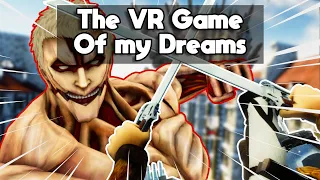 This Attack on Titan VR fan game is absolutely incredible!