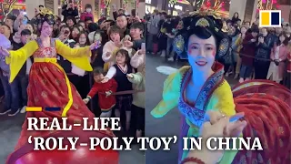 Real-life ‘roly-poly toy’ becomes internet sensation in China