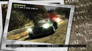 NFS MW Beating Razor With Audi TT (Junkman Parts)