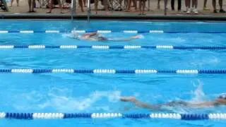 100 m freestyle swimming (boys 11-12)-