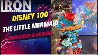 Disney 100 The Little Mermaid 1/10th Scale Deluxe Art Statue By: Iron Studios! Unboxing & Review!