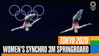 Diving: Full Women's Synchronised 3m Springboard - final  | Tokyo 2020 Replays