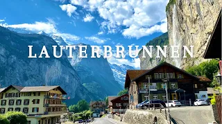 Lauterbrunnen Valley, a little Piece of Heaven in Switzerland🇨🇭🏔. Walk tour | Summer 2021