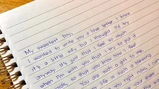 write a simple love letter to someone special | Love Letters To Boyfriend