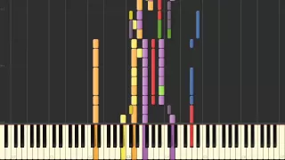 Beethoven's Symphony 9 Mov. 4 Piano Tutorial (Synthesia)