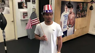 MANNY PACQUIAO SINGS U.S. ANTHEM TO HONOR 4TH OF JULY!