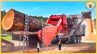 50 Dangerous Monster Wood Chipper Machines in Action ▶2