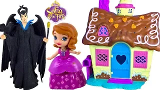 STORY WITH PRINCESS SOFIA THE FIRST & MINI CUPCAKE SURPRISE WITH MALEFICENT IN THE ENCHANTED FOREST