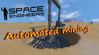 Space engineers automated mining rig tutorial. #howtoguide