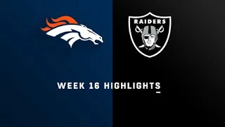 Broncos vs. Raiders highlights | Week 16