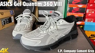 Asics Gel Quantum 360 VIII C.P. Company Cement Grey On Feet Review