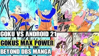 Beyond Dragon Ball Super: Ultra Instinct Goku Vs Android 21! Kaioken Blue Goku Loses!