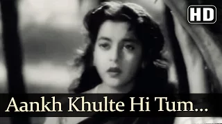 Aankh Khulte Hi | Munimji Songs | Dev Anand | Nalini Jaywant | Lata Mangeshkar | Filmigaane