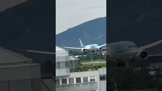 TUI Airways b787-8 Landing Salzburg Airport #plane #viral #aesthetic #cinematic #b787 #fy #travel