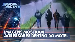 Luan agredido: Imagens mostram agressores dentro do Motel | Brasil Urgente