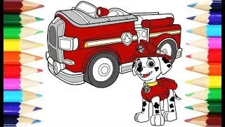 PAW Patrol: Marshall Coloring (Щенячий патруль: Раскраска Маршала)