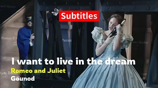 Gounod - Aria "Ah! Je veux vivre" from Opera "Roméo et Juliette"｜English Subtitles, Free Sheet Music