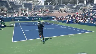 Nick Kyrgios & Jack Sock Epic Practice Point at 2022 US Open